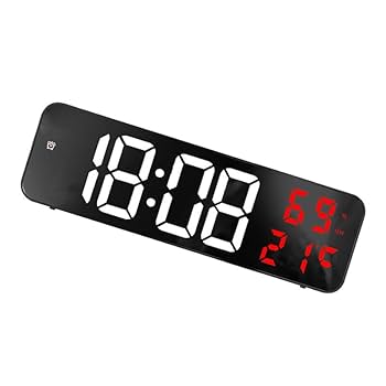【廃盤品】JDL LED CLOCK デジタル掛け時計 / カレンダー 温度計 廃盤品】JDL LED CLOCK デジタル掛け時計 / カレンダー 温度計